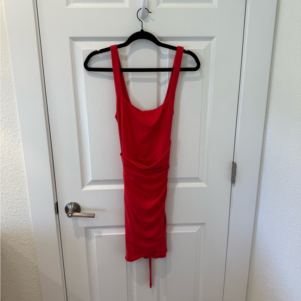 Wilfred Vibrant Red Mini Dress